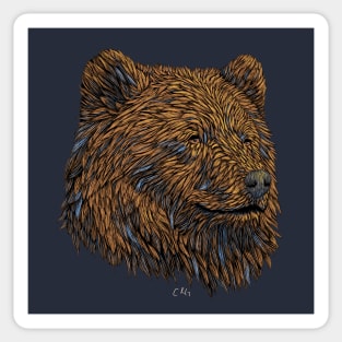 Grizzly Bear Sticker